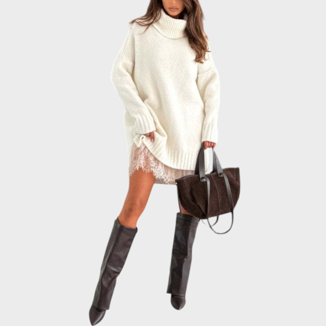Conjunto de Suéter e Vestido Isa