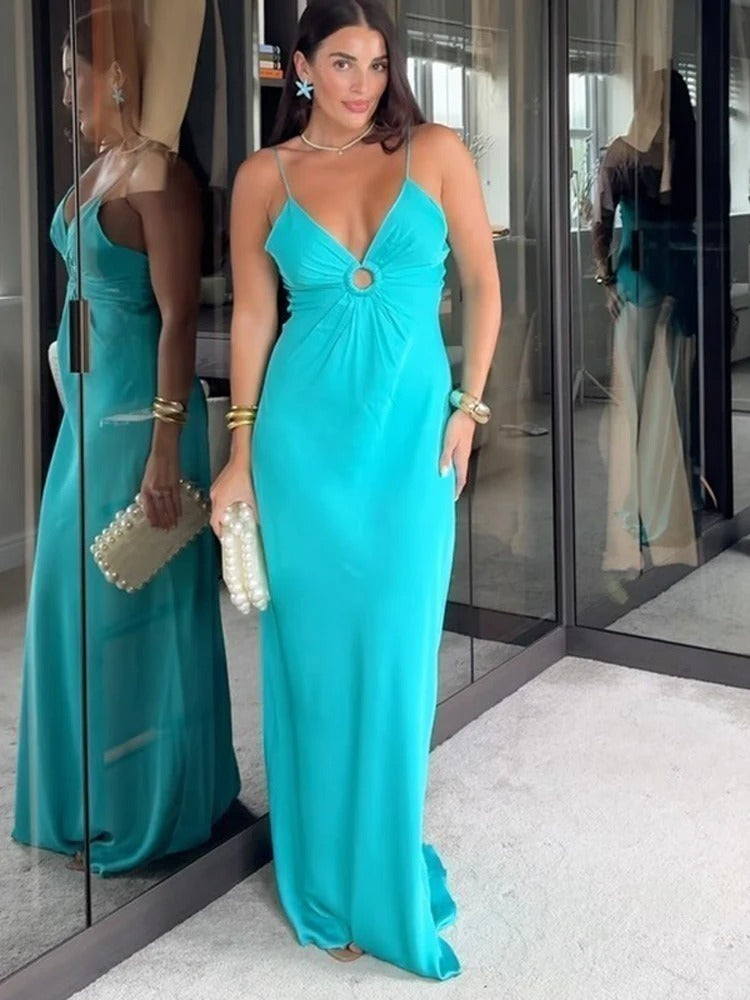 Vestido Elegante Seda - Claudia