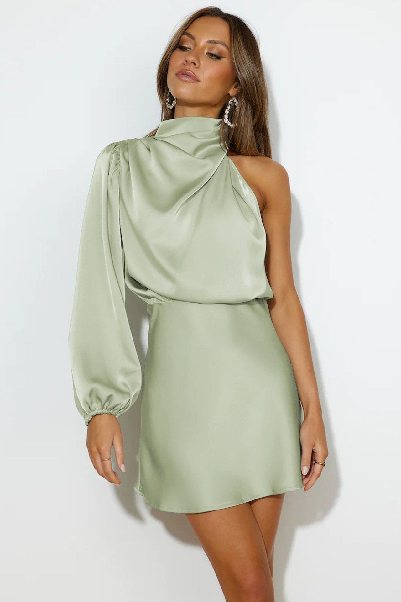 Vestido Lissy Mini – Verde Claro