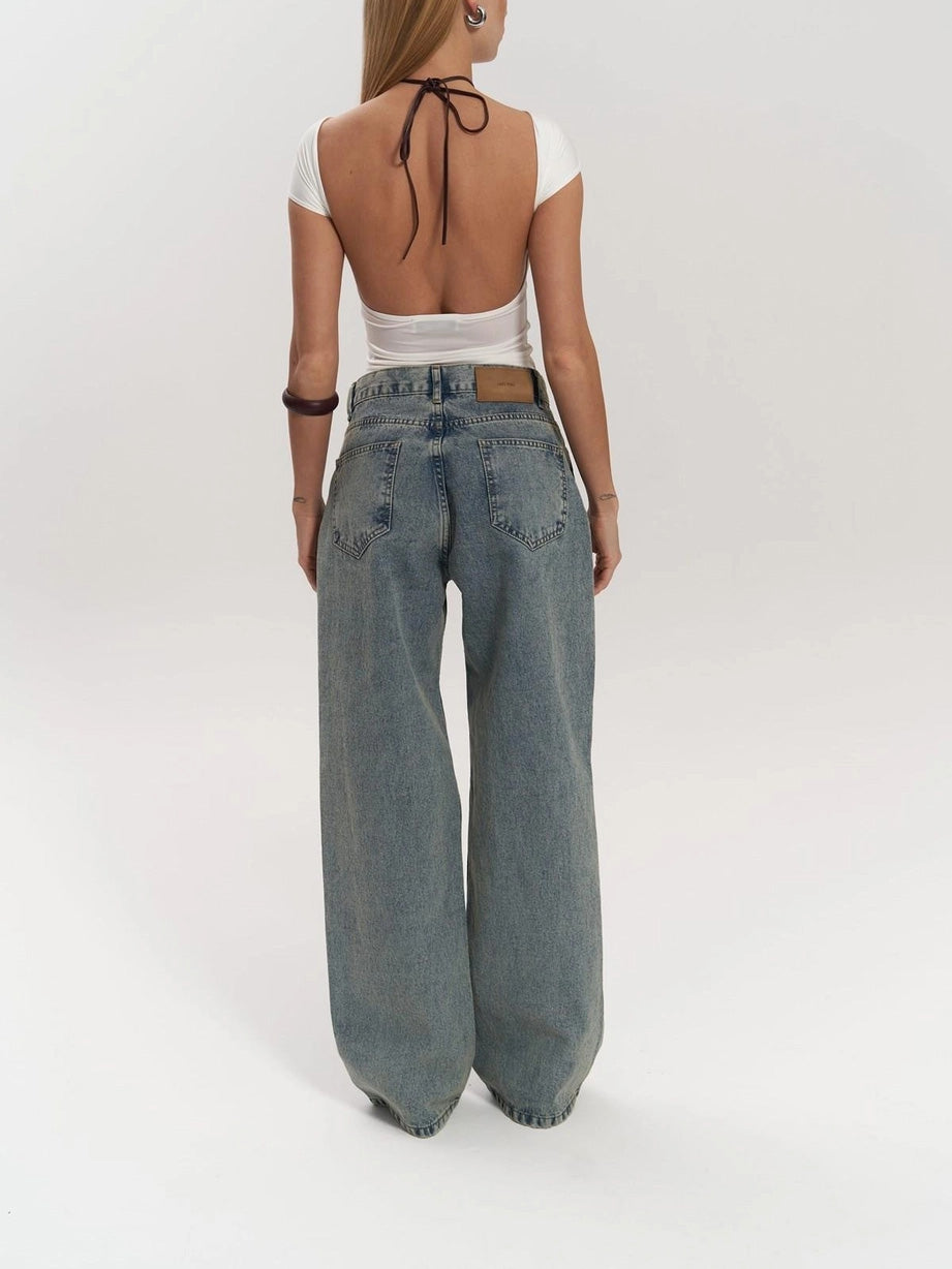 Calça Jeans de Cintura Alta The Lumara