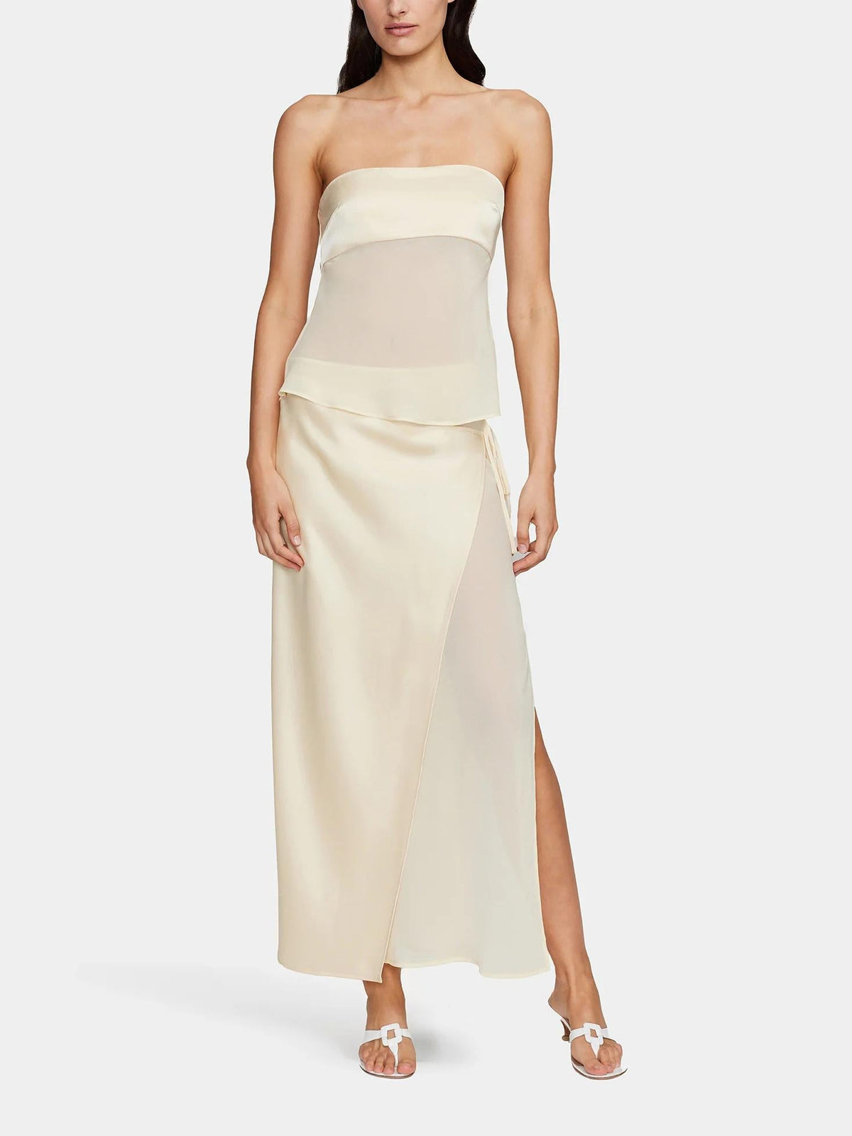 Conjunto Saia Midi Buttercream Rafaela