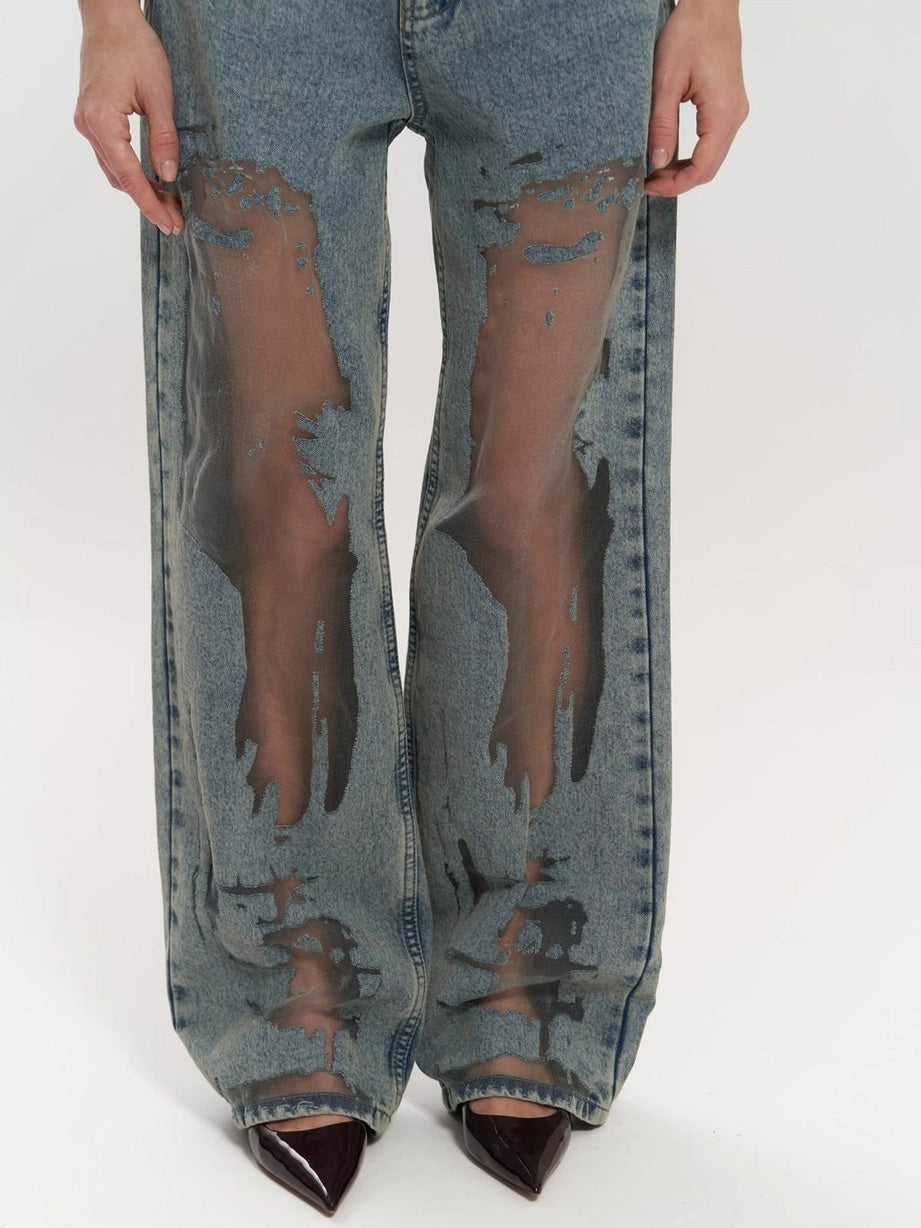 Calça Jeans de Cintura Alta The Lumara
