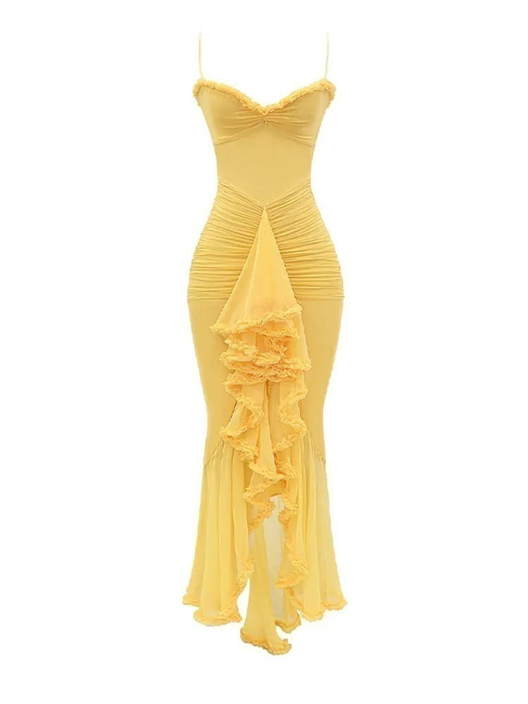 Vestido Elegante Amarelo - Marli