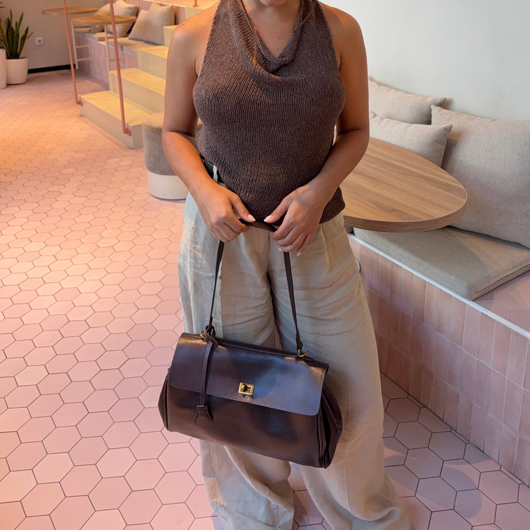 Bolsa Couro Ciara Vintage