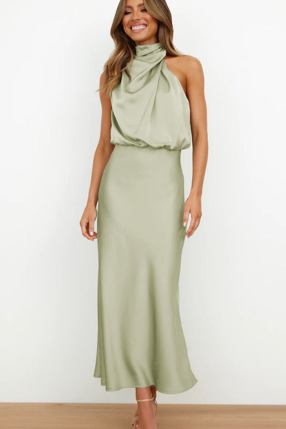 Vestido Longo Esther – Verde Claro