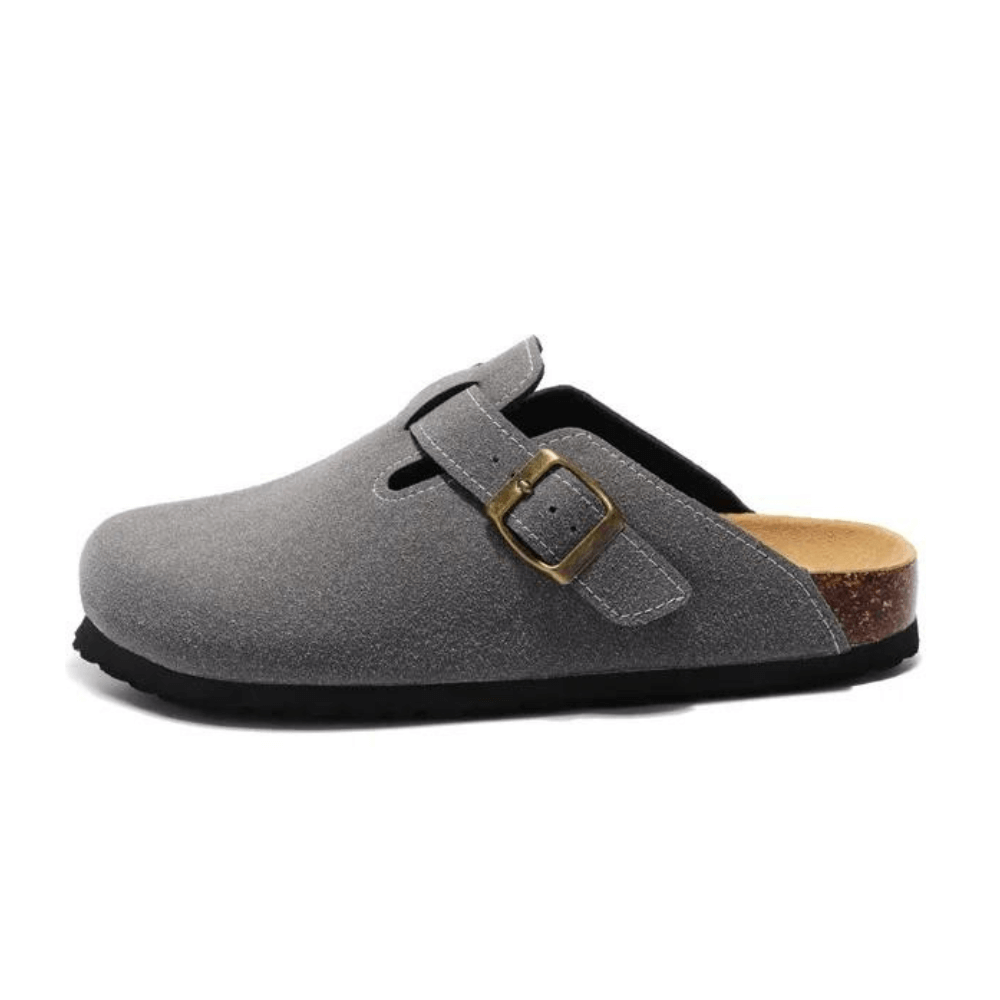 Clog Casual Conforto - Cinza Escuro