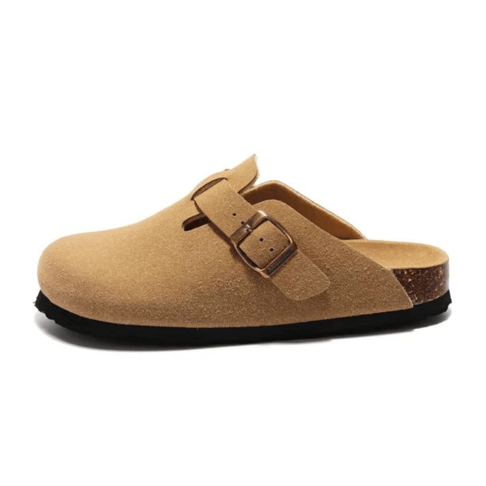 Clog Casual Conforto - Marrom Claro
