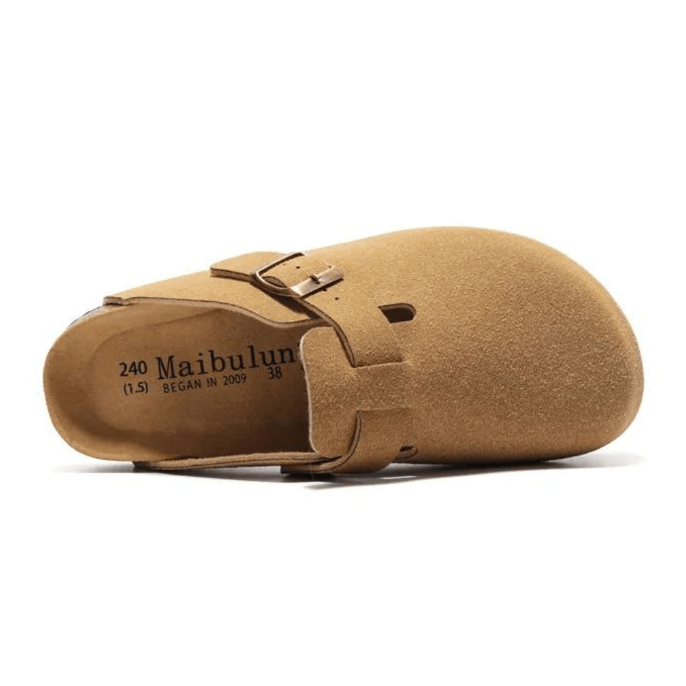 Clog Casual Conforto - Marrom Claro