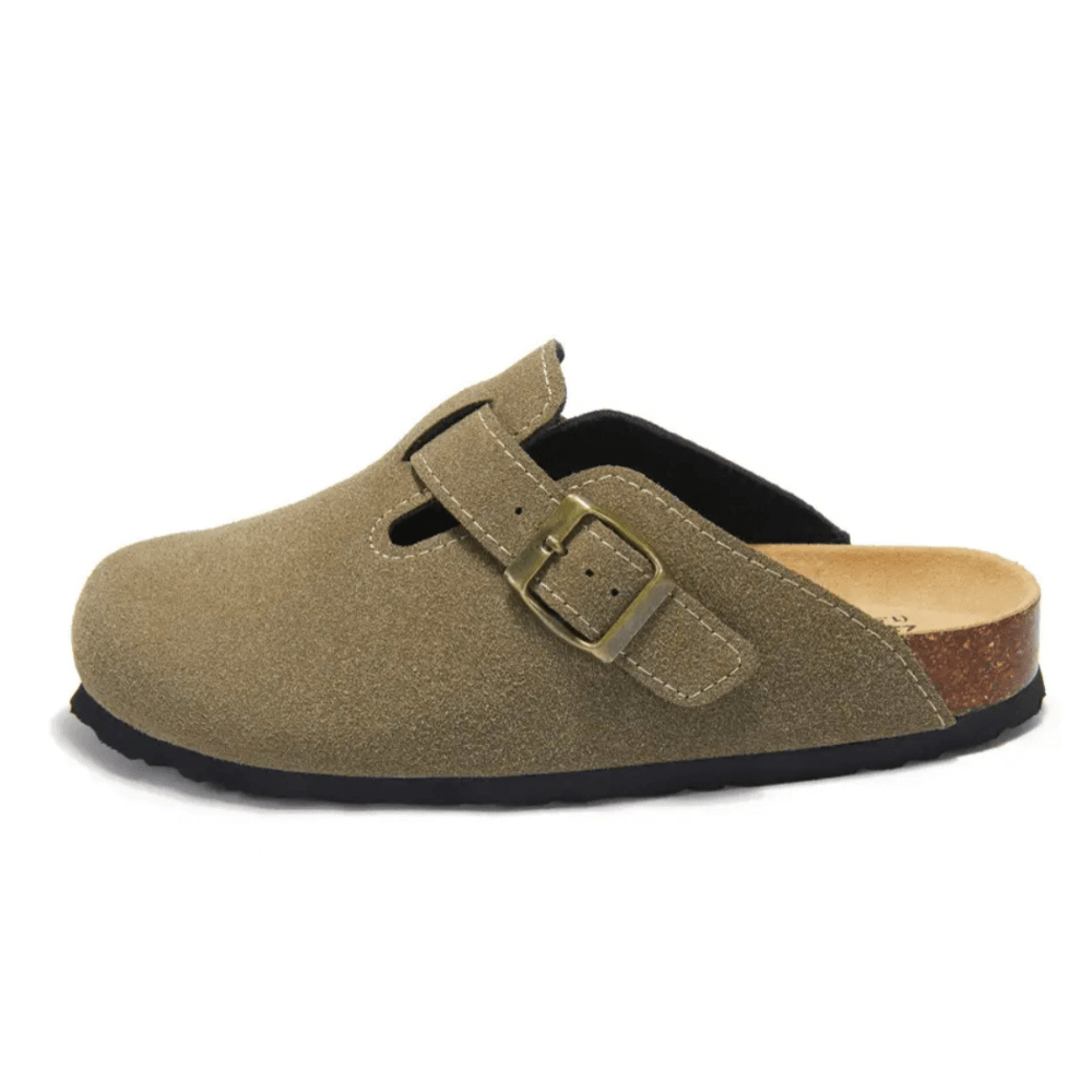 Clog Casual Conforto - Verde Musgo