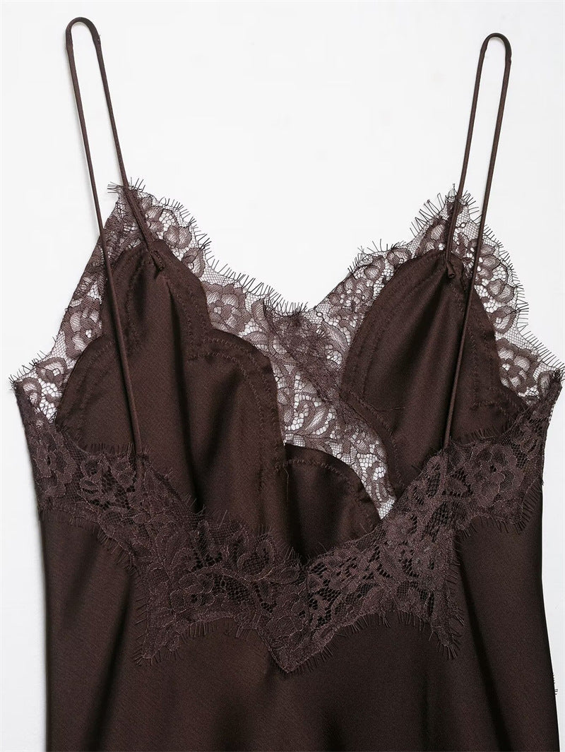 Vestido Lumière Satin – Encanto em Renda