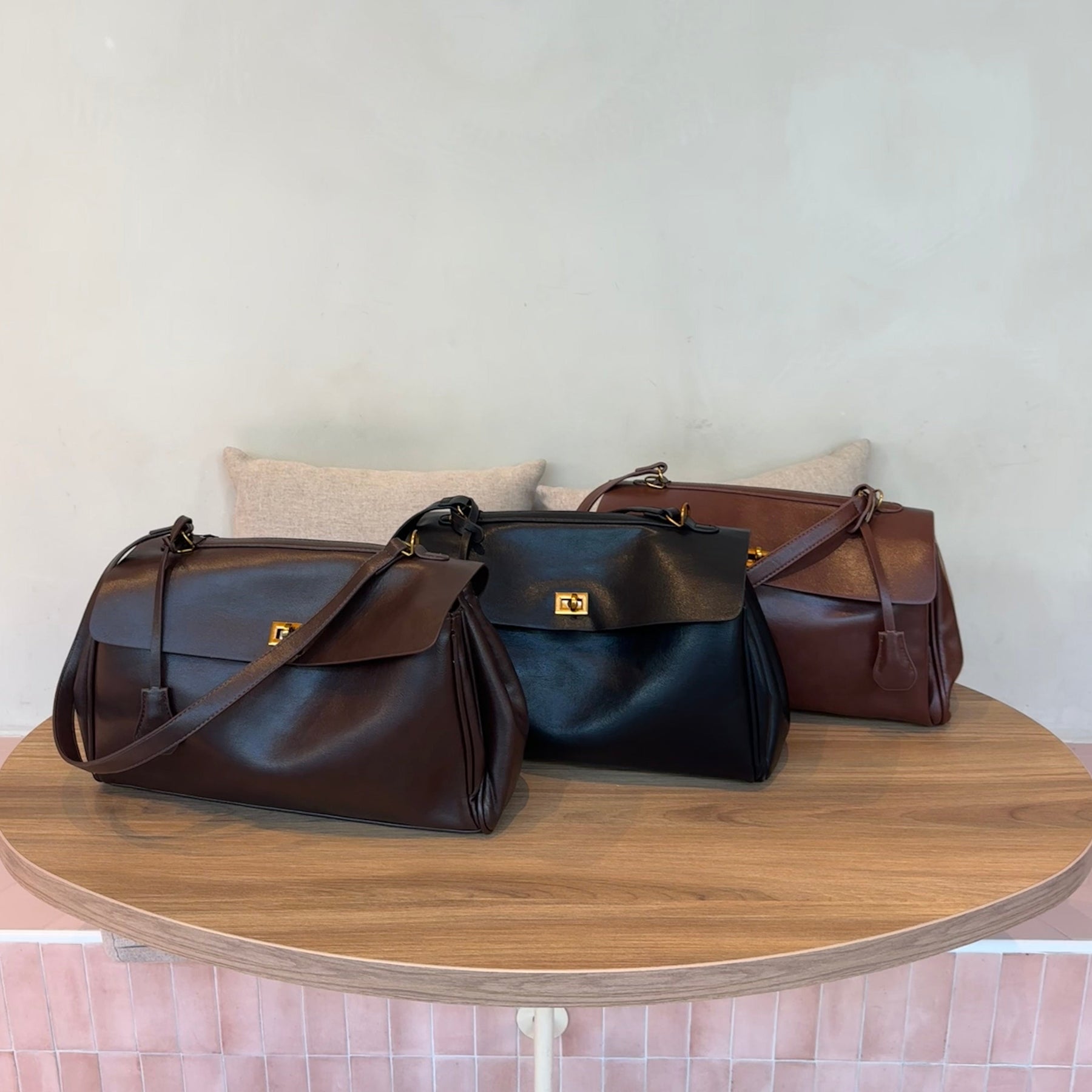 Bolsa Couro Ciara Vintage