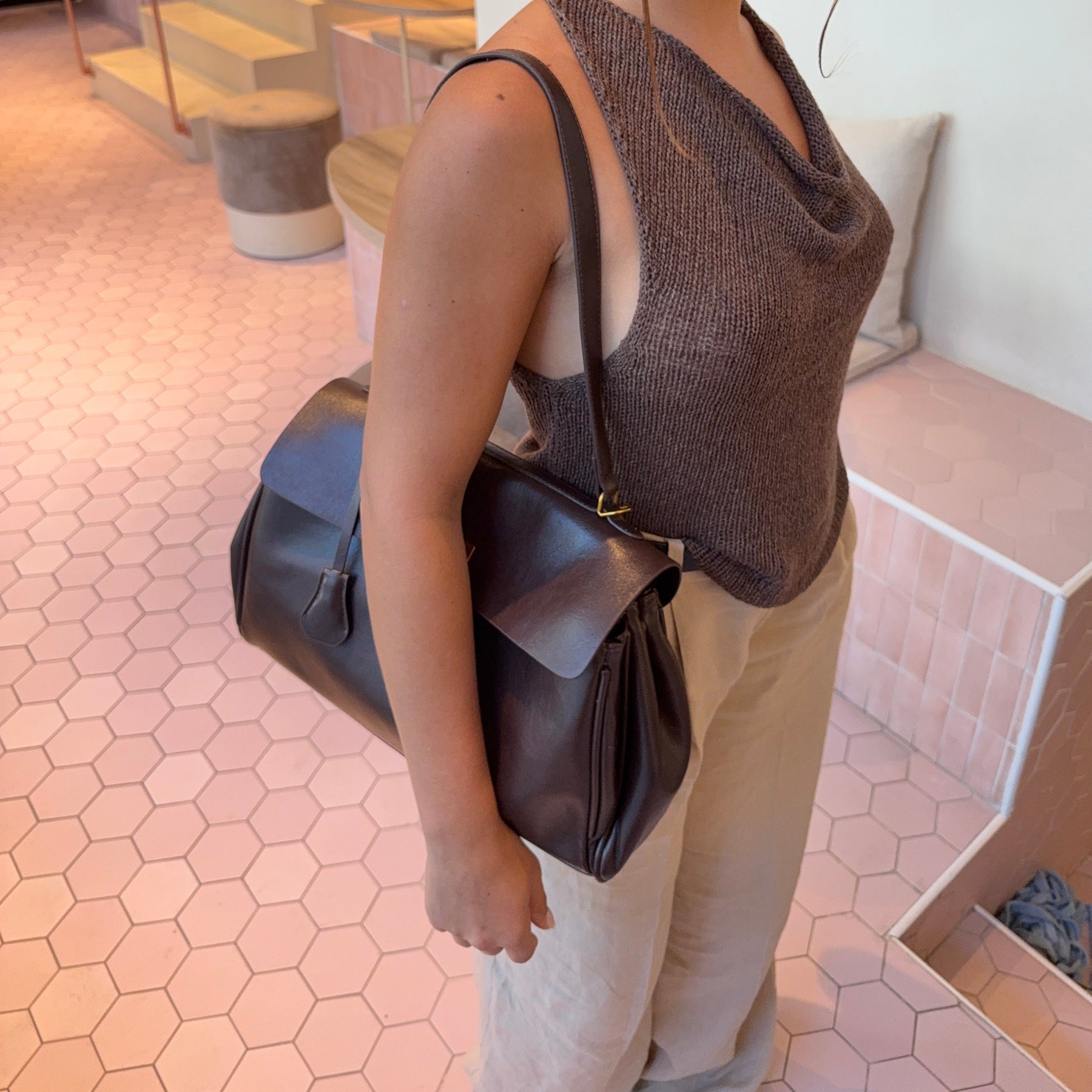 Bolsa Couro Ciara Vintage