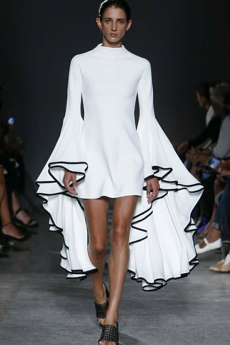 Vestido Feminino de Manga Bufante - Maxime