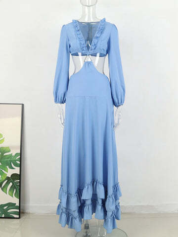 Vestido Elegante Azul - Maria