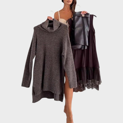 Conjunto de Suéter e Vestido Isa