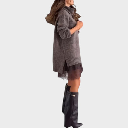 Conjunto de Suéter e Vestido Isa