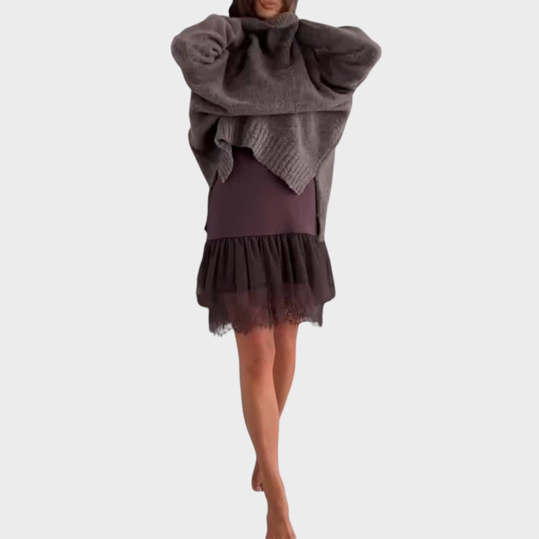 Conjunto de Suéter e Vestido Isa