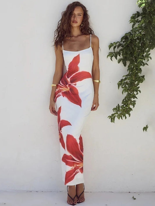 Vestido Midi Floral - Olivia