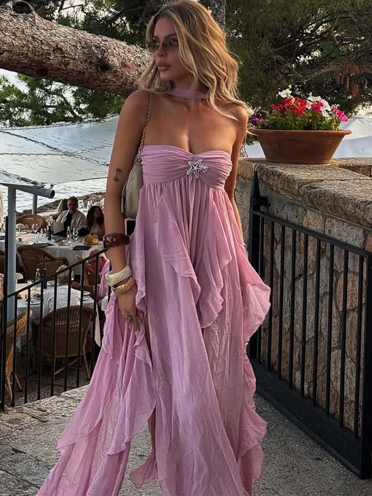 Vestido Plissado Soltinho – Lola