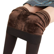 Meia-Calça Legging Aveludada Feminina