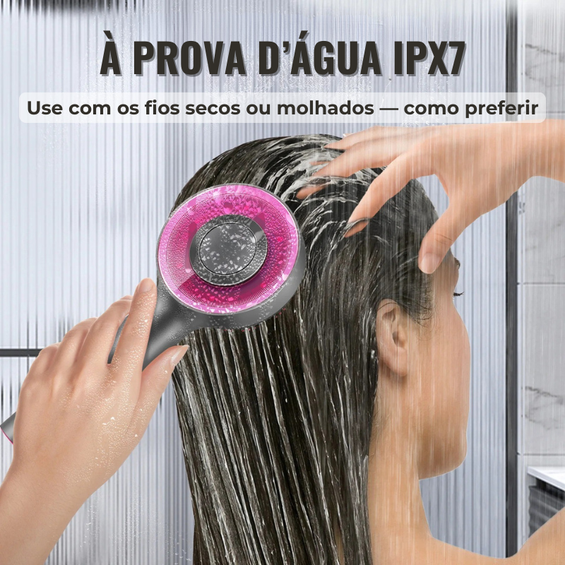 LumaHair - Escova 3 em 1 para fortalecimento dos fios
