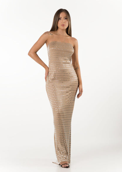 Vestido Longo Cristal Imperial