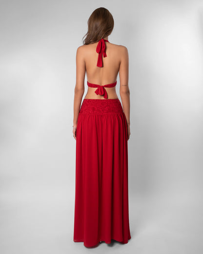 Vestido Longo Scarlett Vermelho