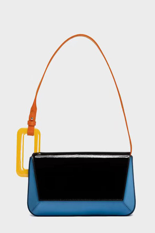 Bolsa Patchwork Colorida – Estilo Casual e Moderno