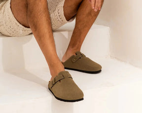 Clog Casual Conforto - Verde Musgo