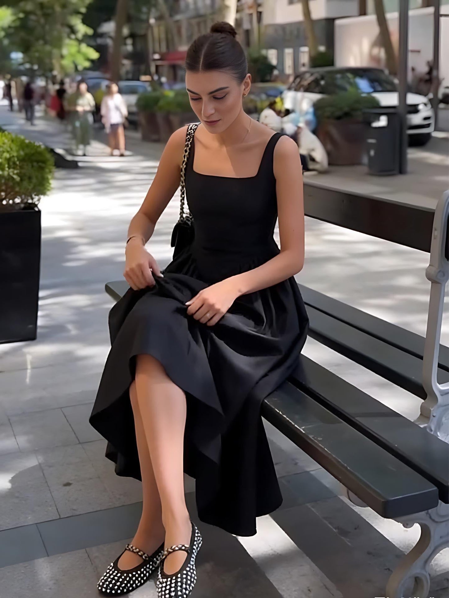 Vestido Midi - Noite de Laço