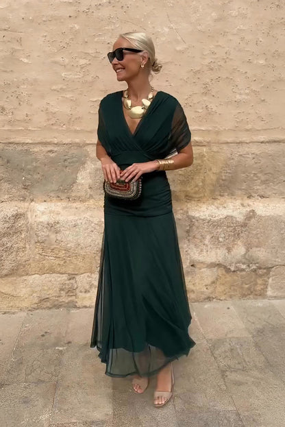 Vestido Maxi Chocolate Tulle