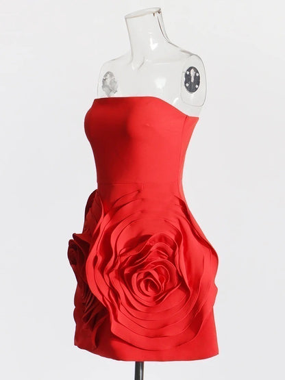 Vestido Curto Vermelho - Virginia