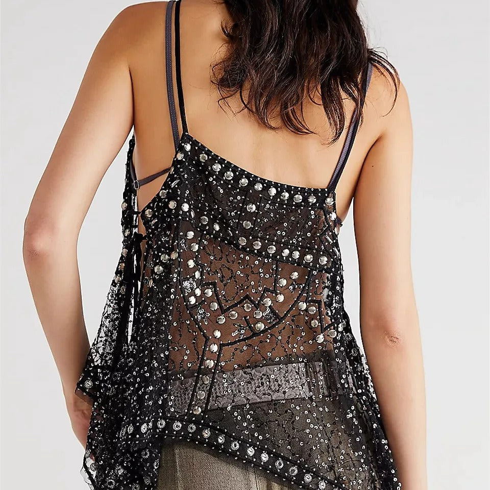 Blusa Brilho Verão Carnaval Britney