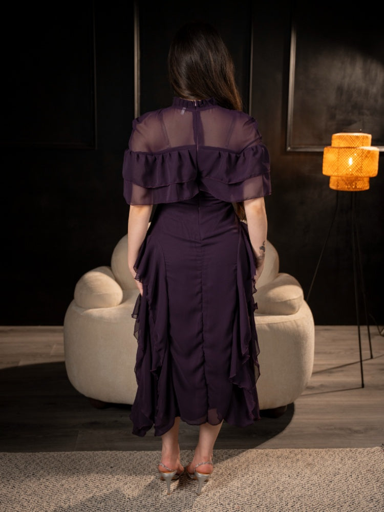 Vestido Midi Violeta Éther