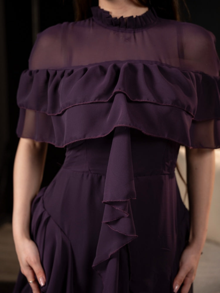 Vestido Midi Violeta Éther