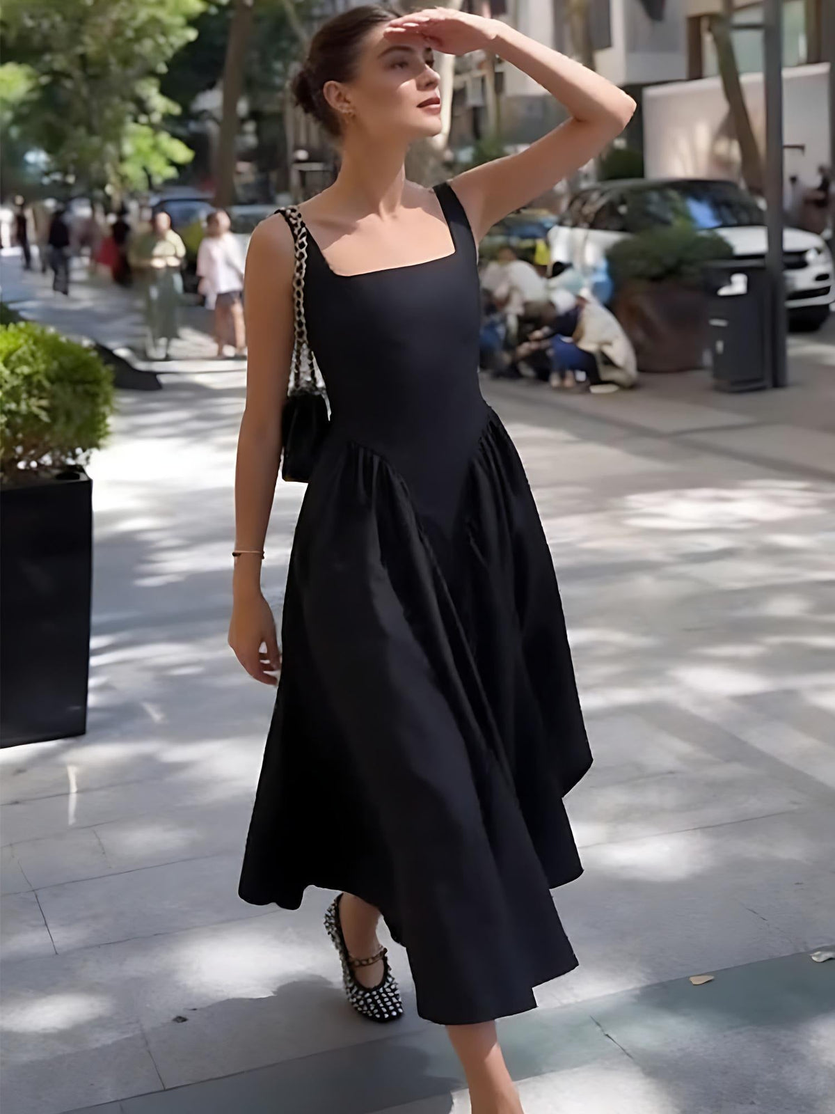 Vestido Midi - Noite de Laço