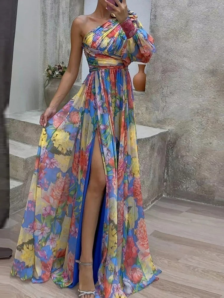 Vestido Feminino Longo Floral - Serena