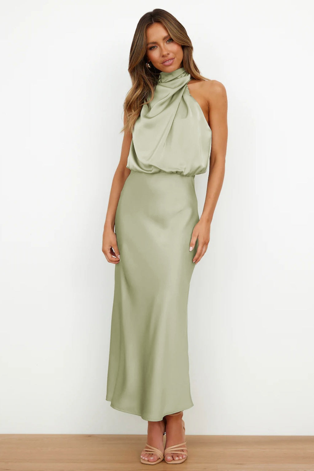 Vestido Longo Esther – Verde Claro