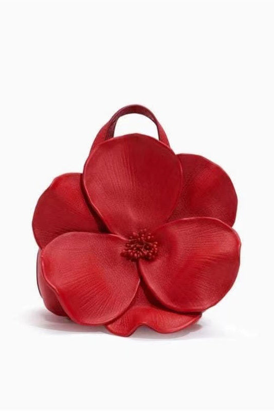 Bolsa Floral de Couro Sintético – Elegância e Estilo