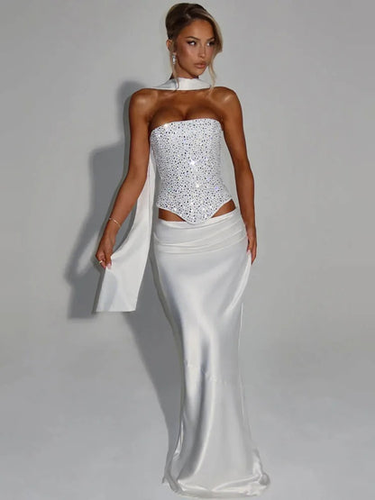 Top Feminino Elegante Brilho – Sarah