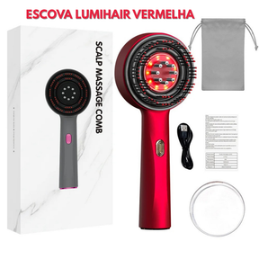 LumaHair - Escova 3 em 1 para fortalecimento dos fios