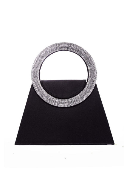 Bolsa Gladys Diamante Loop em Cetim