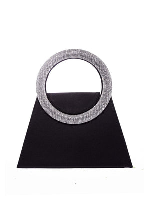 Bolsa Gladys Diamante Loop em Cetim
