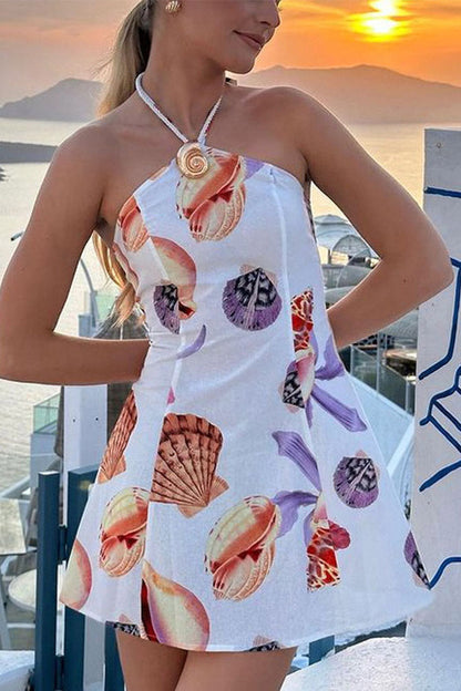 Vestido Freya Mini – Bouquet à Beira-Mar