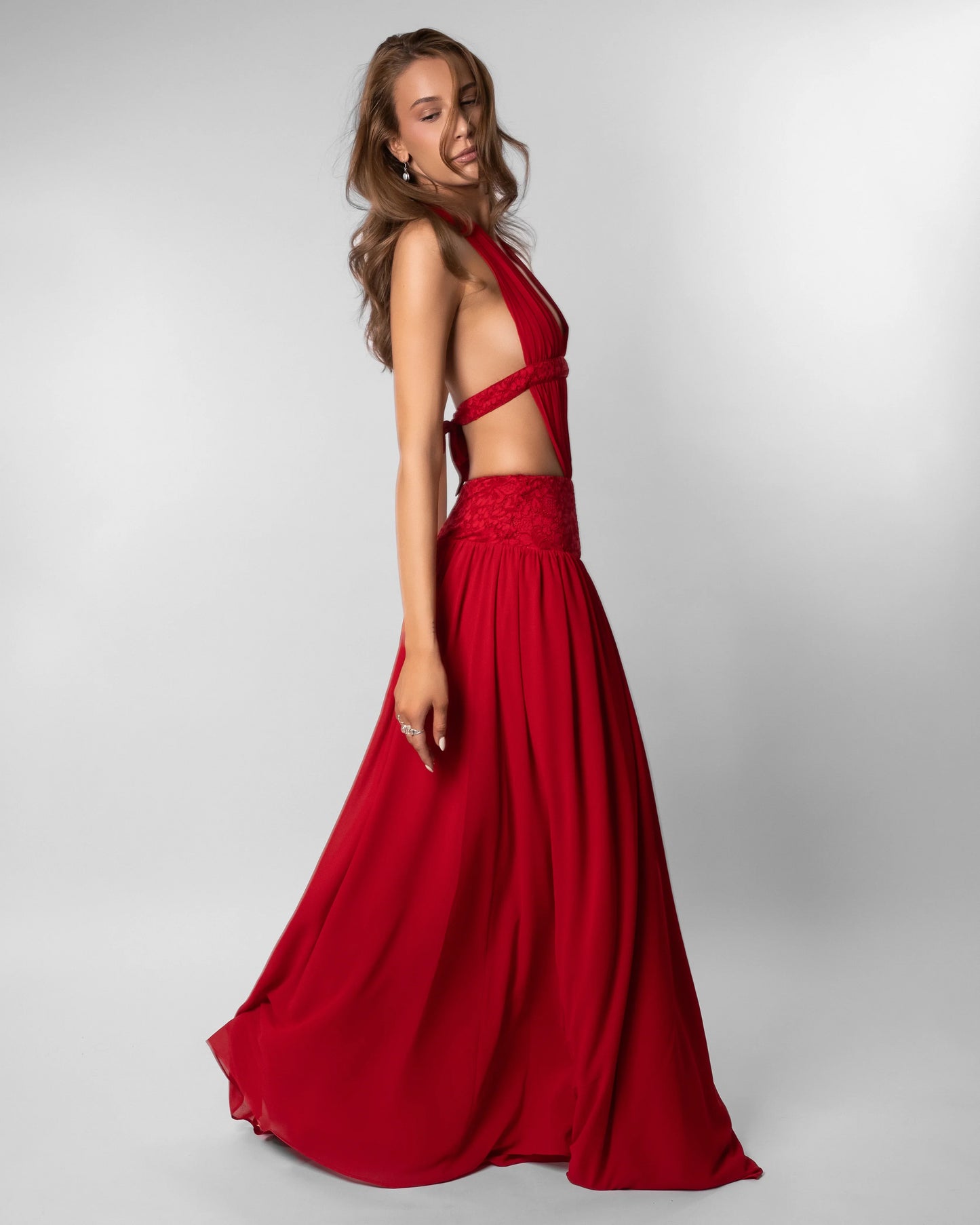 Vestido Longo Scarlett Vermelho