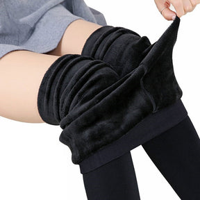 Meia-Calça Legging Aveludada Feminina