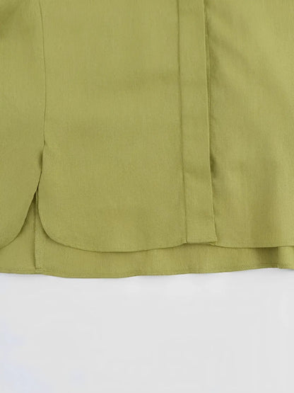 Conjunto Feminino Camisa Manga Longa com Botões e Calça Pantalona - Daniela