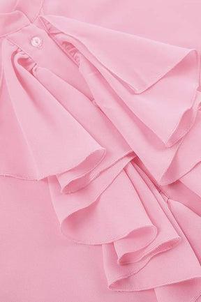 Blusa Michelle Semi-transparente com Babados