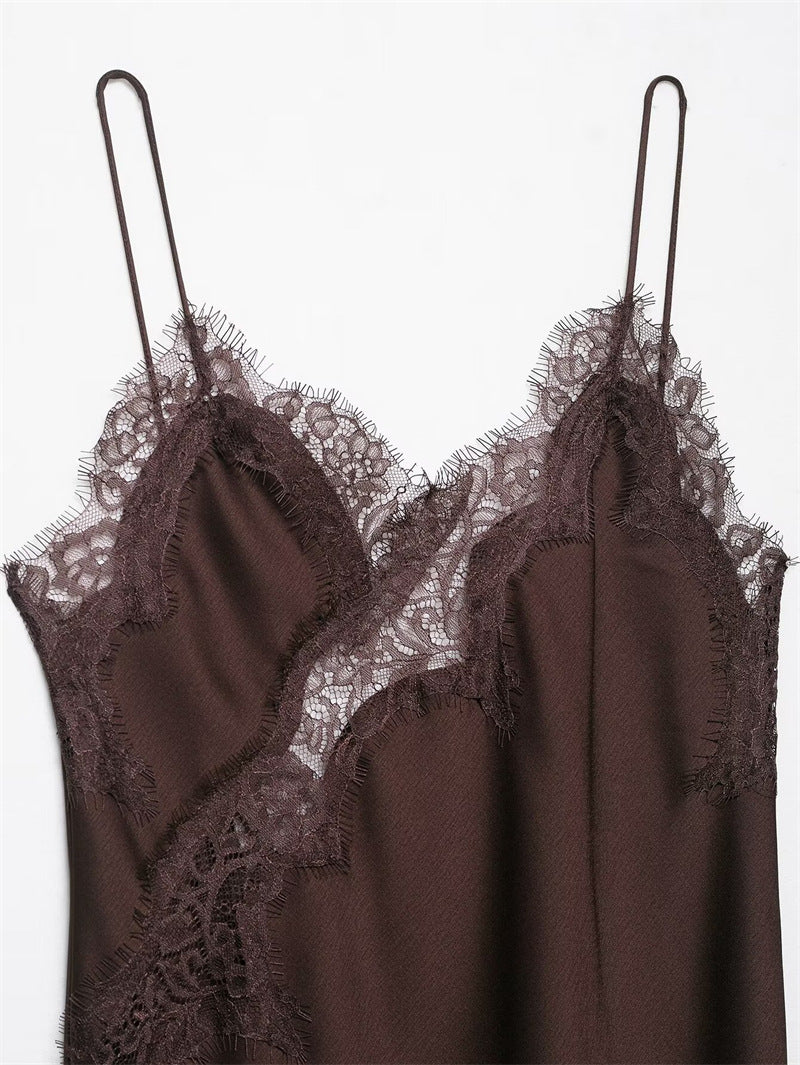 Vestido Lumière Satin – Encanto em Renda