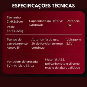 LumaHair - Escova 3 em 1 para fortalecimento dos fios